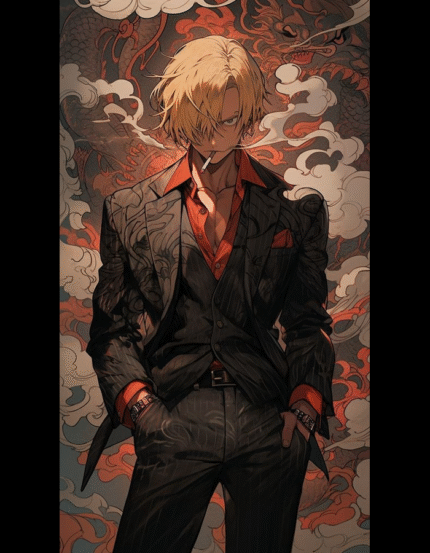 Vinsmoke Sanji – Underworld Style Poster